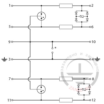 Figure 5 - Electronic circuit MP 2x2 24V-HF ST
